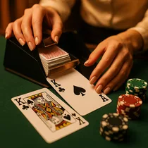 Live Blackjack - Evolution Gaming at Fireball Casino