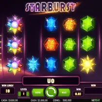 Starburst - NetEnt Slot Game at Fireball Casino